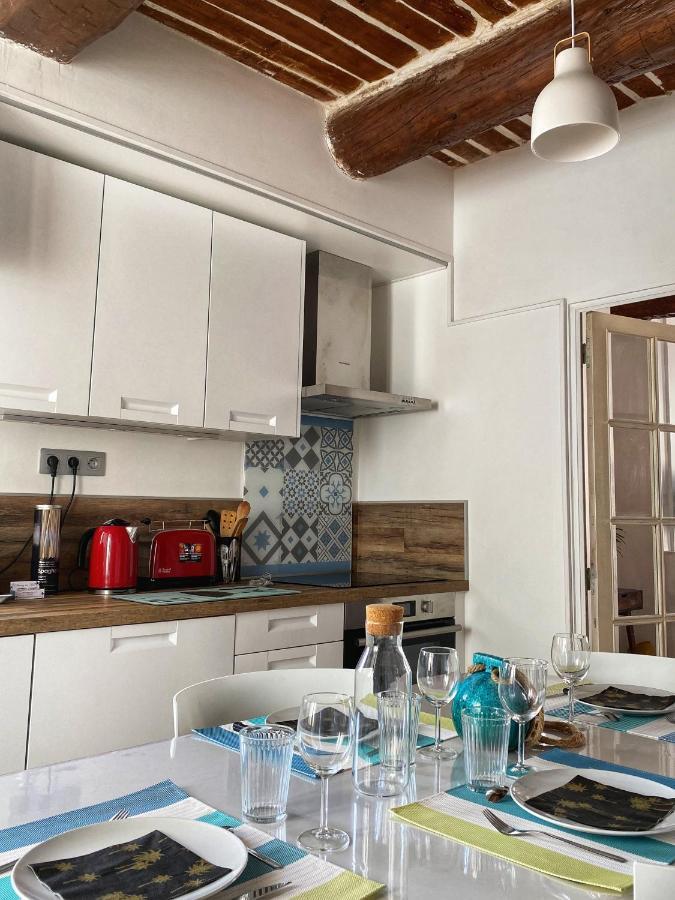 Escapade A Sanary, Au Coeur Du Village, 200M Du Port,Clim,Wifi,Parking Exteriör bild