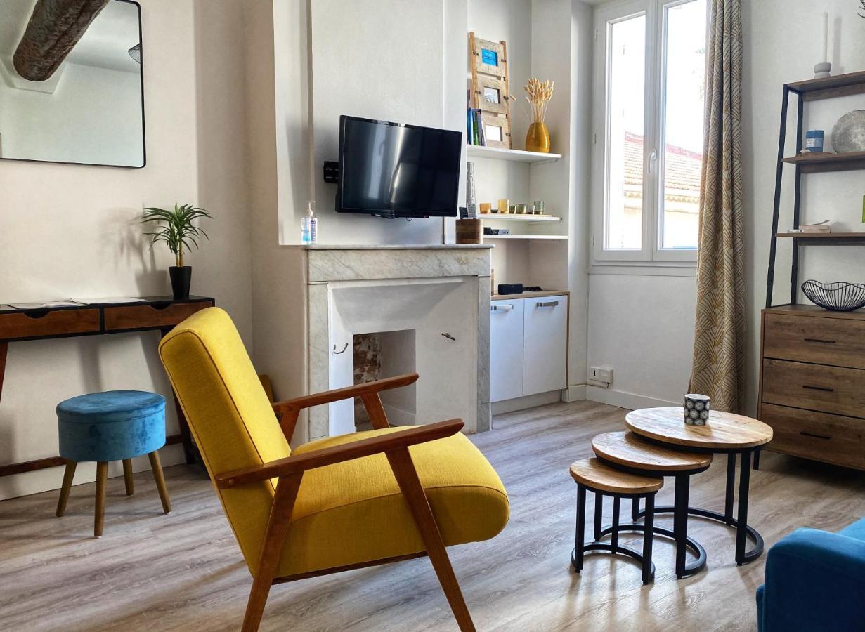 Escapade A Sanary, Au Coeur Du Village, 200M Du Port,Clim,Wifi,Parking Exteriör bild